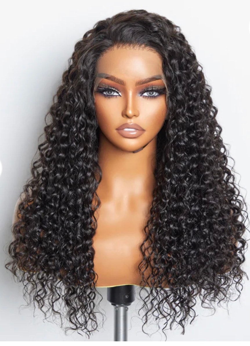 Raw Water Wave 180% Density 13x6 Lace Frontal Wig