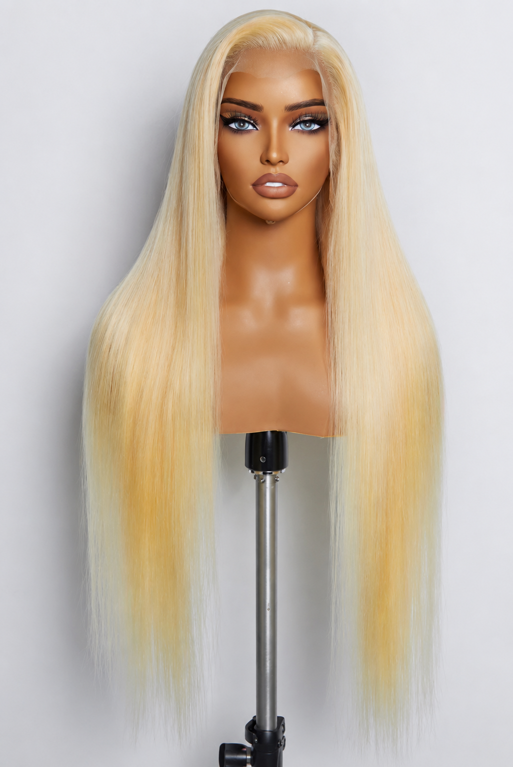 200% Density 13x4 Pre-Plucked Lace Frontal Wig Straight #613
